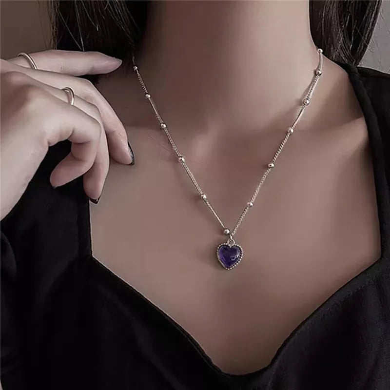 V BTS COLOR CHANGING STAINLESS STEEL NECKLACE