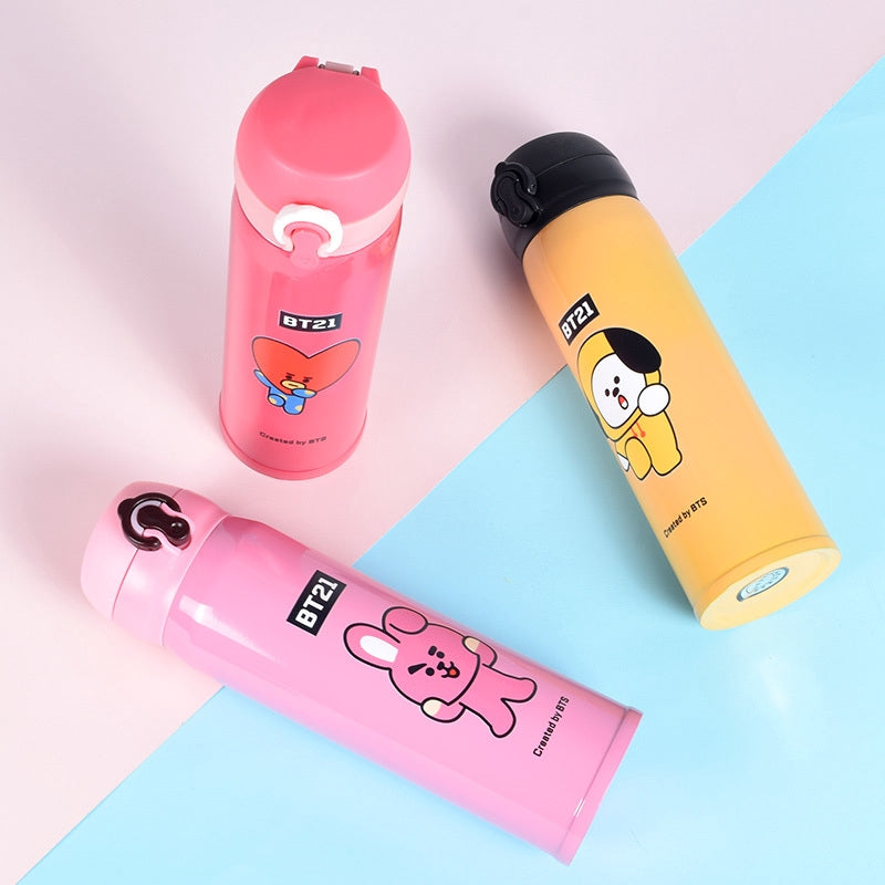 BT21 STAINLESS STEEL THERMAS BOTTLE 500 ML