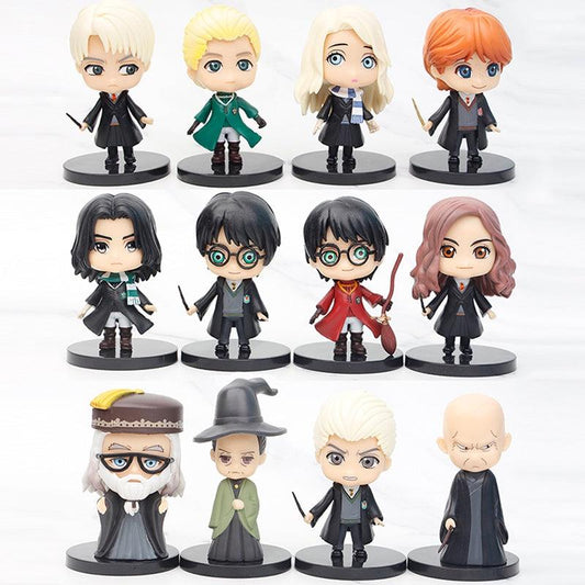 KIT WITH 12 ACTION FIGURES HARRY POTTER