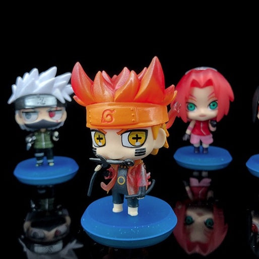 KIT ACTION FIGURES NARUTO 6 PÇS