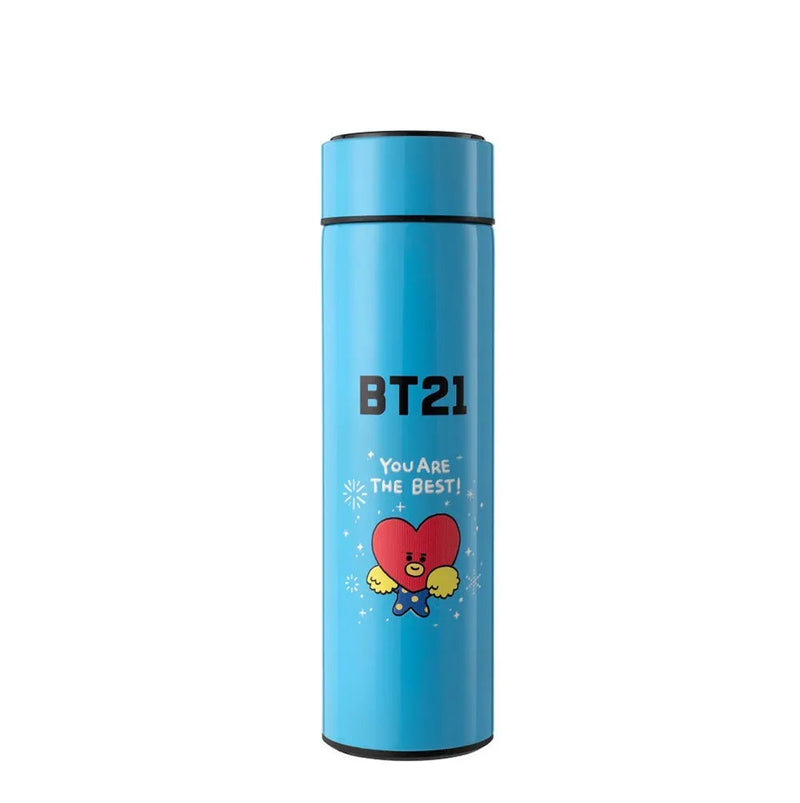 BT21 500ML STAINLESS STEEL THERMAS BOTTLE WITH LED TEMPERATURE DISPLAY