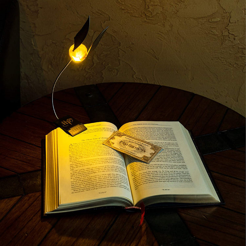 LÁMPARA DE LECTURA LED HARRY POTTER SOPÓN DORADO