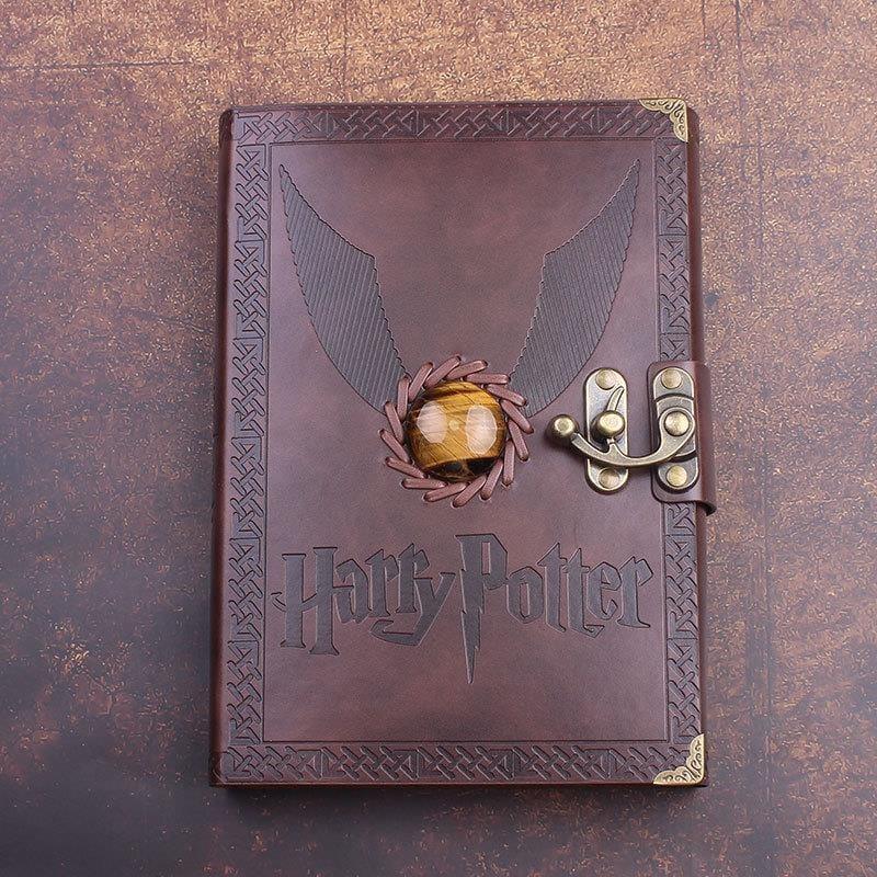 RETRO/VINTAGE BOOK FOR WRITING + HARRY POTTER PEN