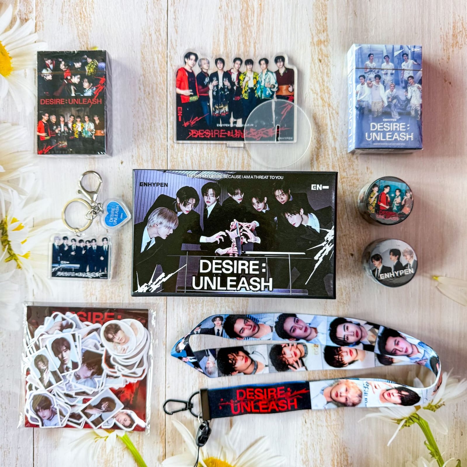 ENHYPEN DESIRE: UNLEASH GIFT BOX WITH VARIOUS ITEMS!✨ – PLANET STORE