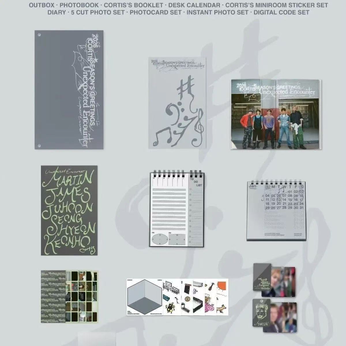 CORTIS MERCH SEASON'S GREETINGS 2026 SET – PLANET STORE
