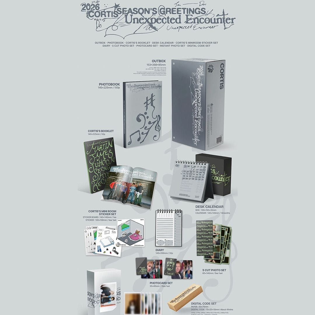 CORTIS MERCH SEASON'S GREETINGS 2026 SET – PLANET STORE