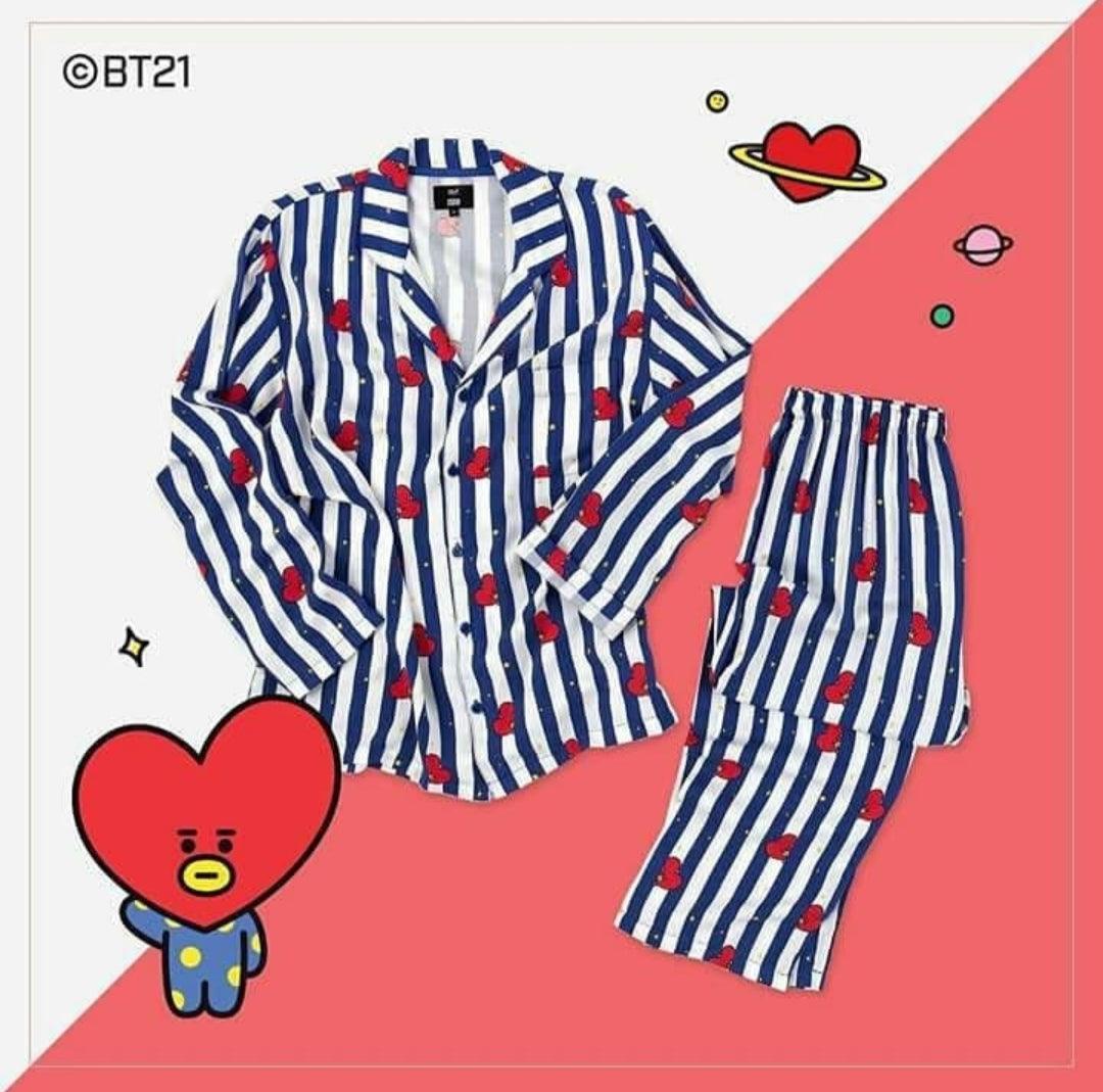 PIJAMAS BTS BT21 (todos los personajes)