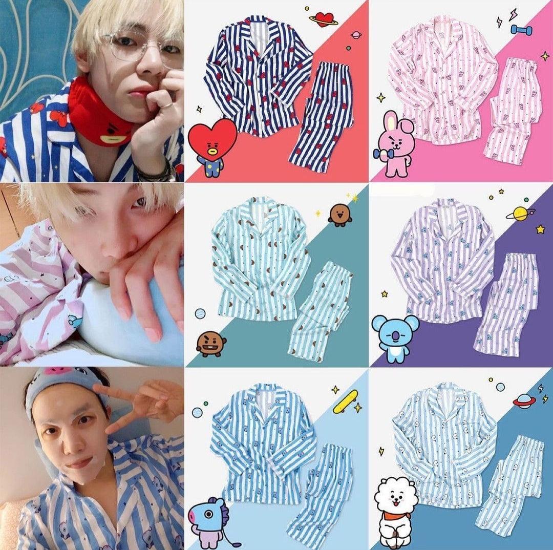 PIJAMAS BTS BT21 (todos los personajes)