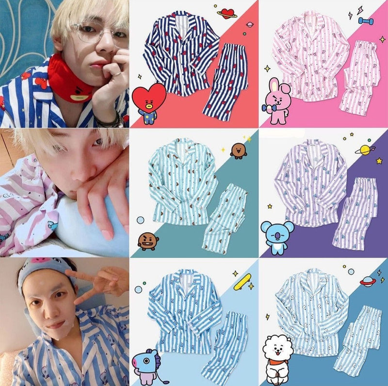 BT21 BTS PIJAMAS (todos los personajes)