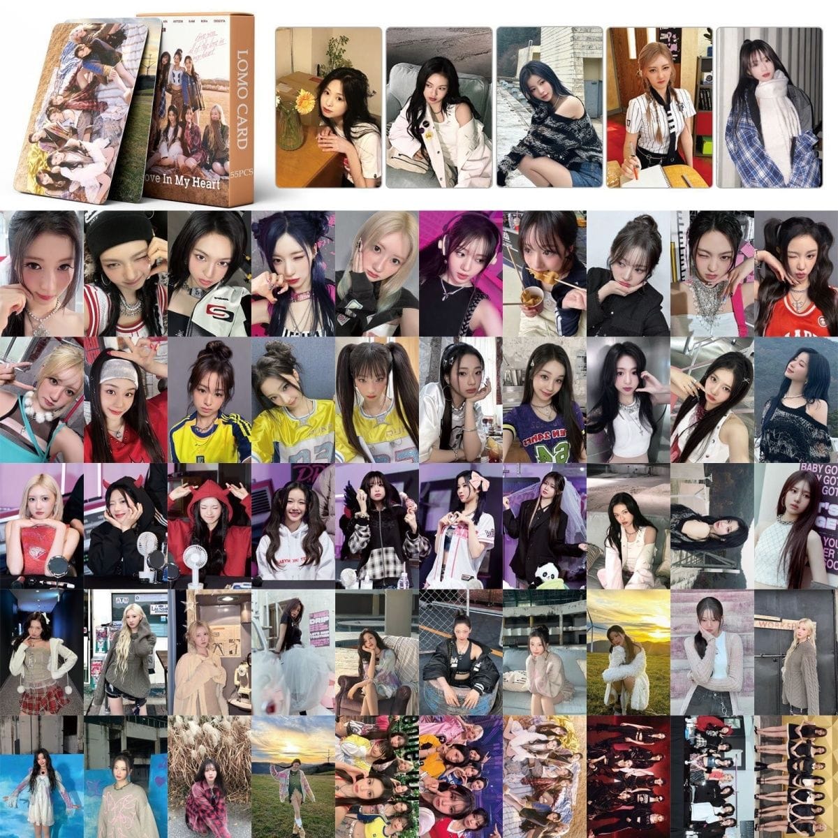 BABYMONSTER PHOTOCARDS LOVE IN MY HEART 55PCS