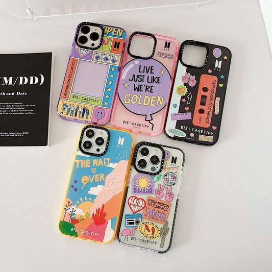 FUNDAS PARA CELULAR BTS PERMISSION TO DANCE - IPHONE ¡VARIOS MODELOS!