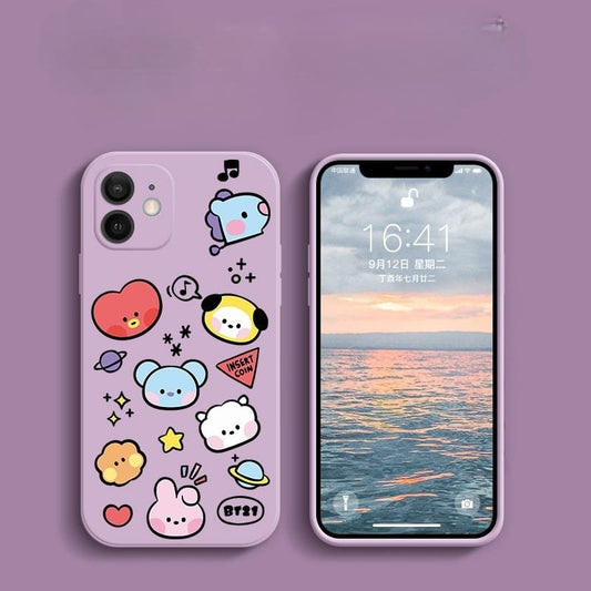 FUNDAS PARA CELULAR BT21 BTS - IPHONE ¡VARIOS MODELOS!