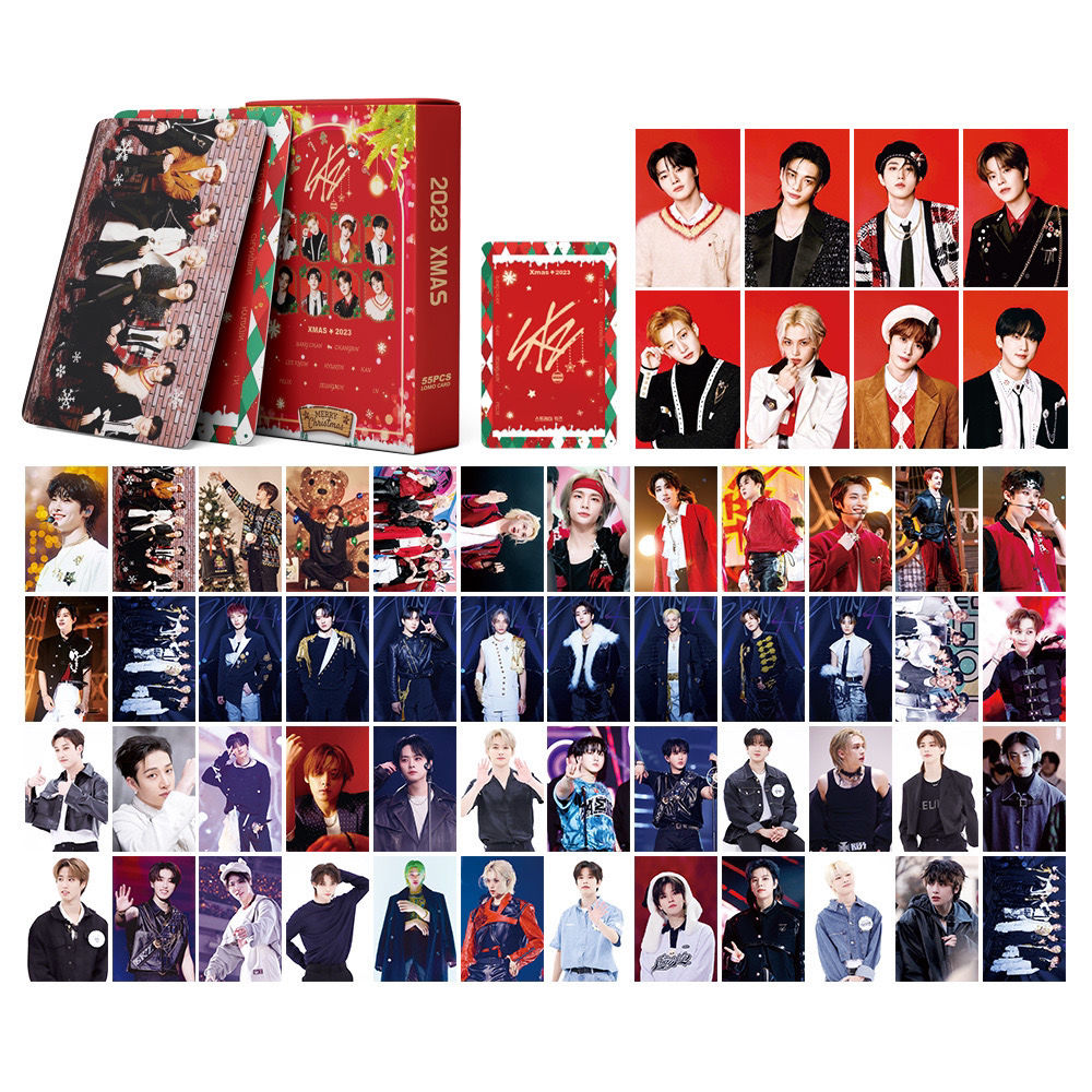 PHOTOCARDS STRAY KIDS CHRISTMAS EVEL 55 PCS