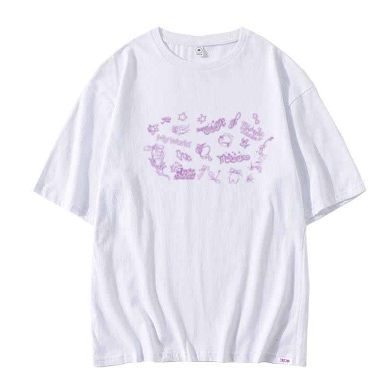 ILLIT SUPER REAL ME T SHIRT 100% COTTON – PLANET STORE