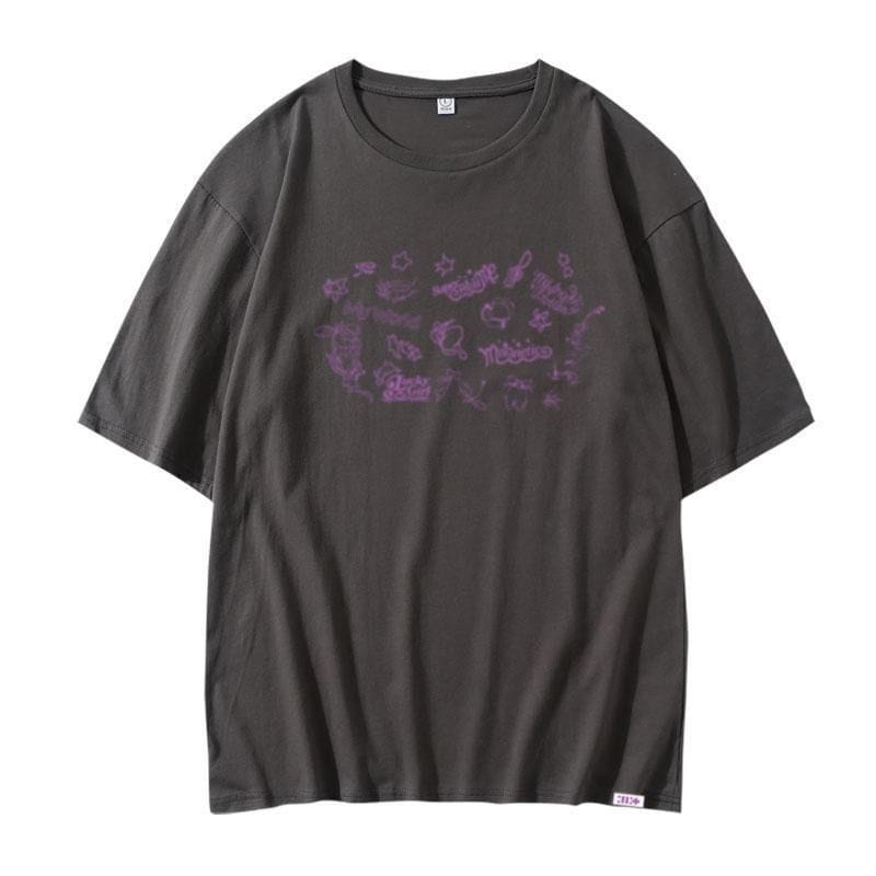 ILLIT SUPER REAL ME T-SHIRT 100% BAUMWOLLE