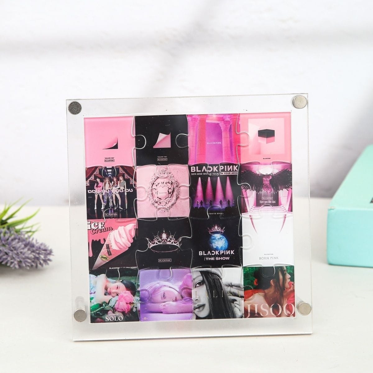DEKORATIVE PUZZLE-PLATTE FÜR BLACKPINK-ALBEN