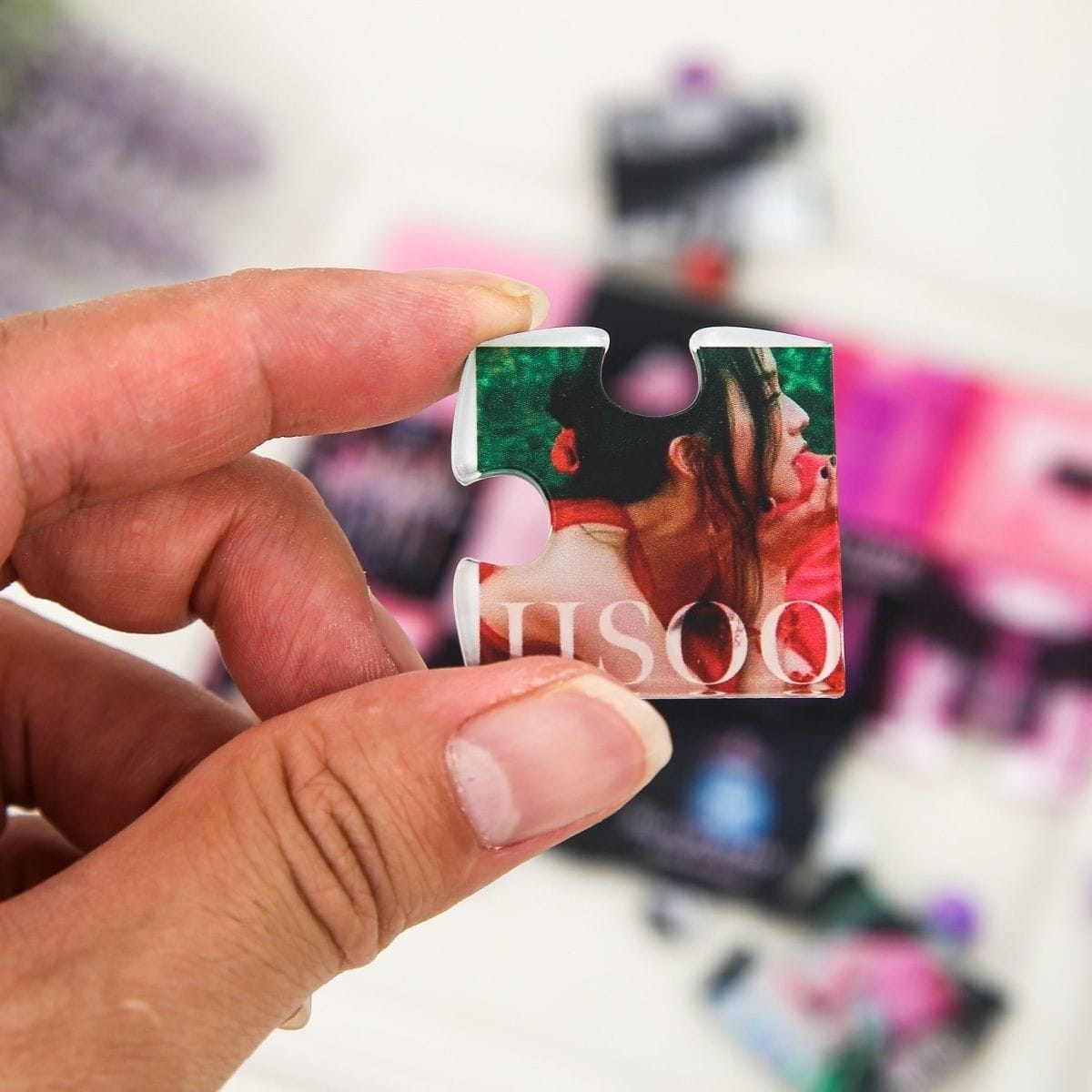 DEKORATIVE PUZZLE-PLATTE FÜR BLACKPINK-ALBEN