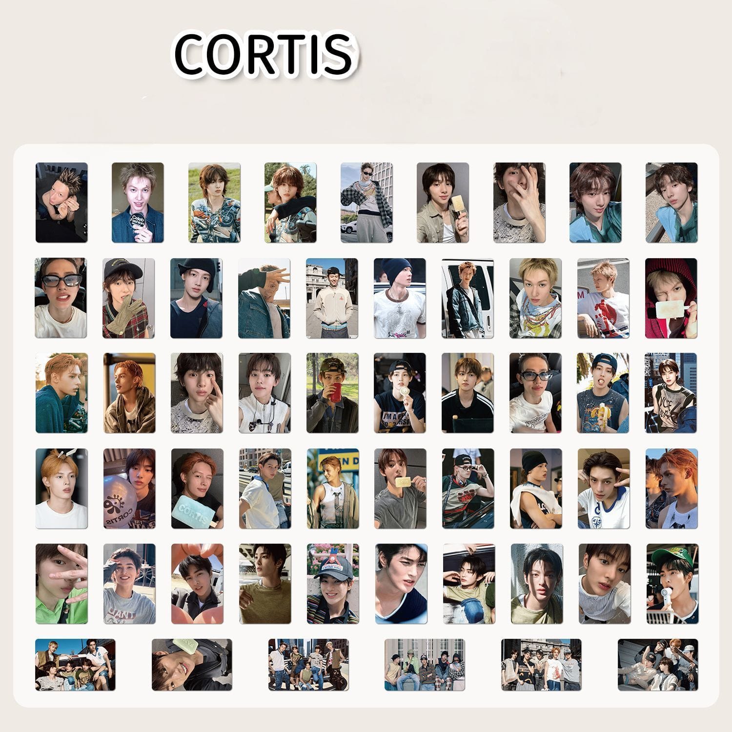 CORTIS PHOTOCARDS 55 PCS – PLANET STORE