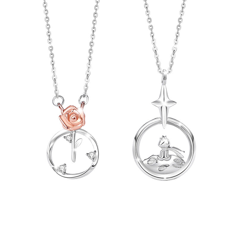 THE LITTLE PRINCE NECKLACES IN 925 SILVER