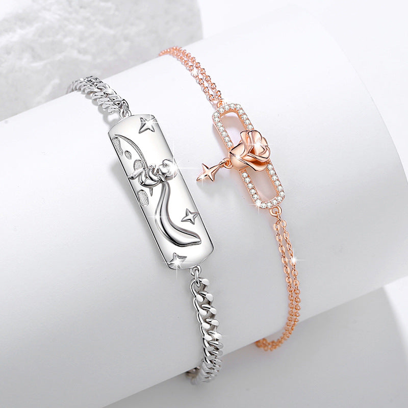 925 STERLING SILBER DER KLEINE PRINZ ARMBAND