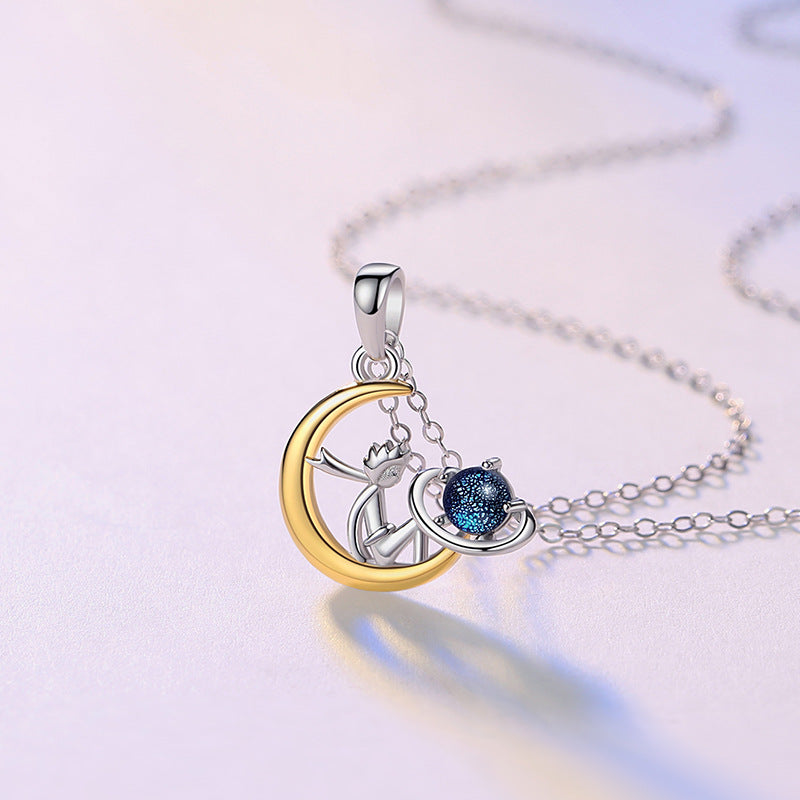 THE LITTLE PRINCE NECKLACES IN 925 SILVER