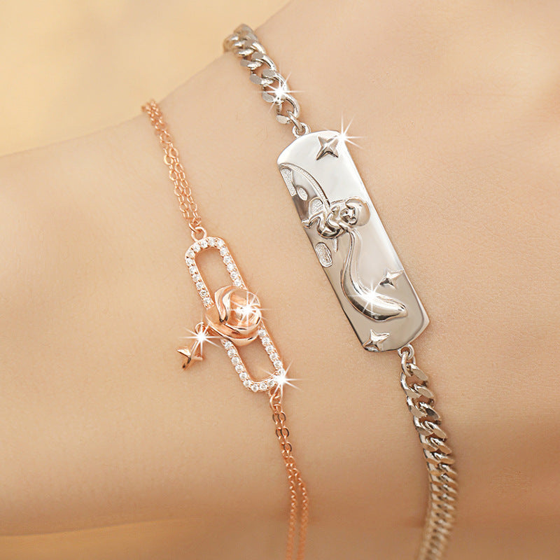 925 STERLING SILBER DER KLEINE PRINZ ARMBAND