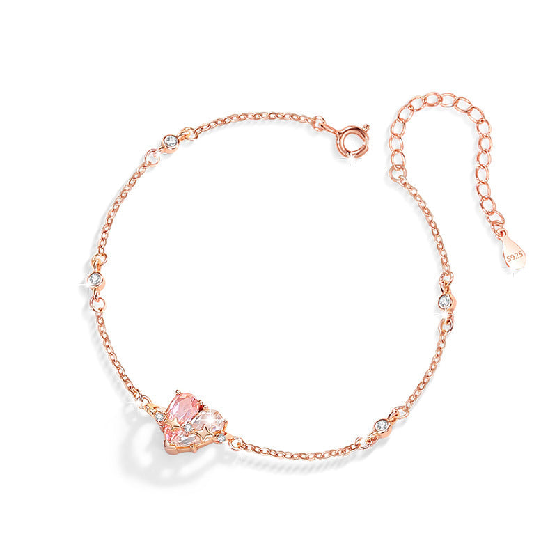 925 STERLINGSILBER LIEBES-TRAJEKTORIE-ARMBAND