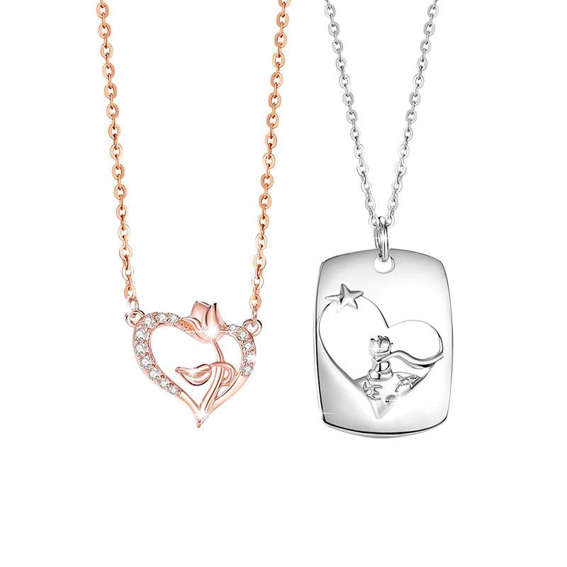 925 STERLING SILVER THE LITTLE PRINCE NECKLACE