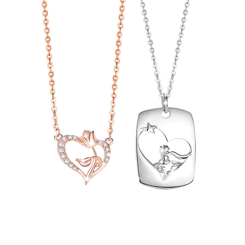 THE LITTLE PRINCE NECKLACES IN 925 SILVER