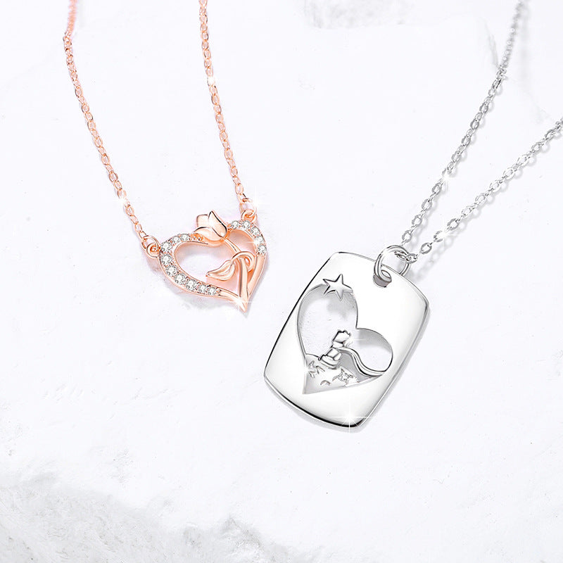 THE LITTLE PRINCE NECKLACES IN 925 SILVER