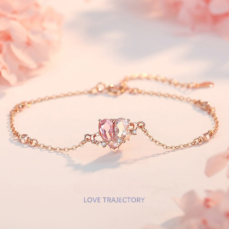 925 STERLINGSILBER LIEBES-TRAJEKTORIE-ARMBAND