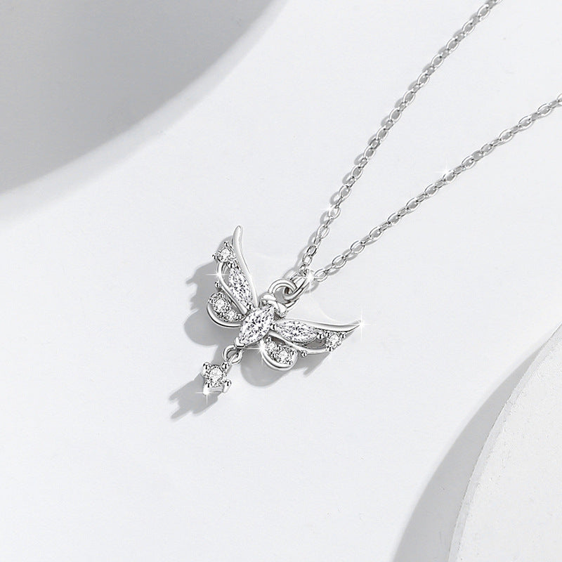 925 STERLING SILBER SCHMETTERLINGS-HALSKETTE
