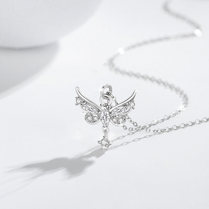 925 STERLING SILBER SCHMETTERLINGS-HALSKETTE