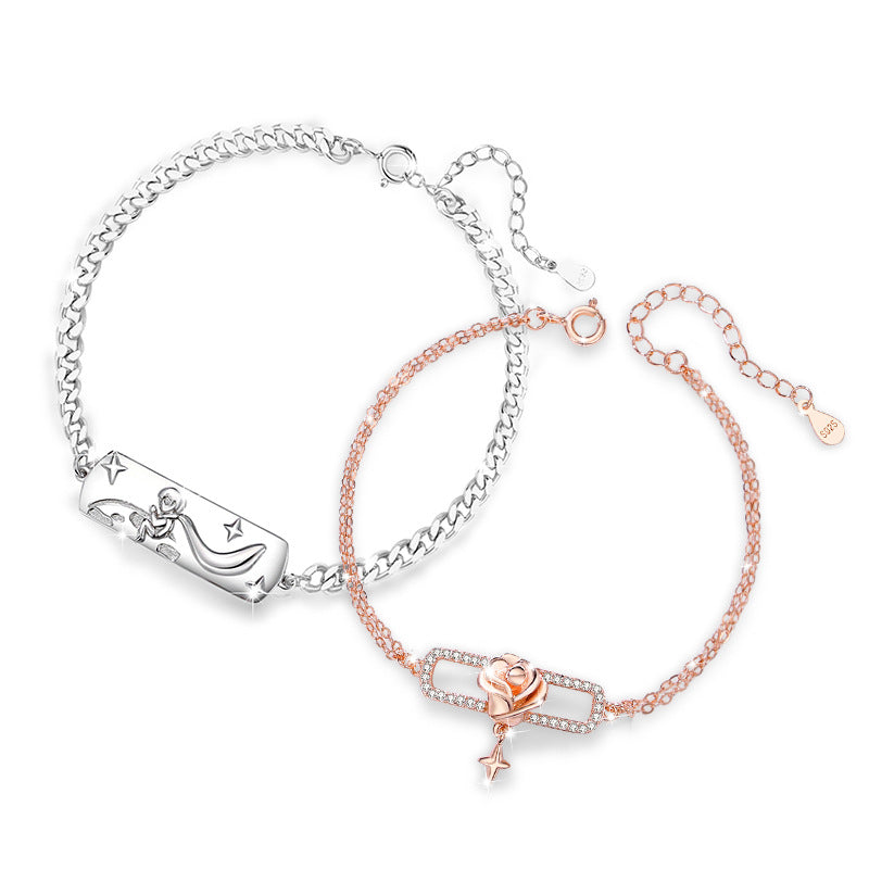 925 STERLING SILBER DER KLEINE PRINZ ARMBAND