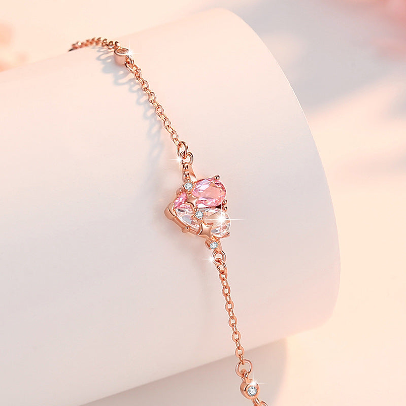 925 STERLINGSILBER LIEBES-TRAJEKTORIE-ARMBAND