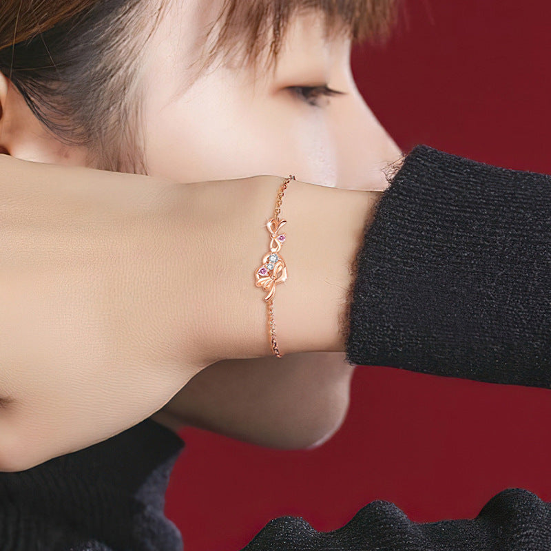 925 STERLINGSILBER HERZBAND-ARMBAND