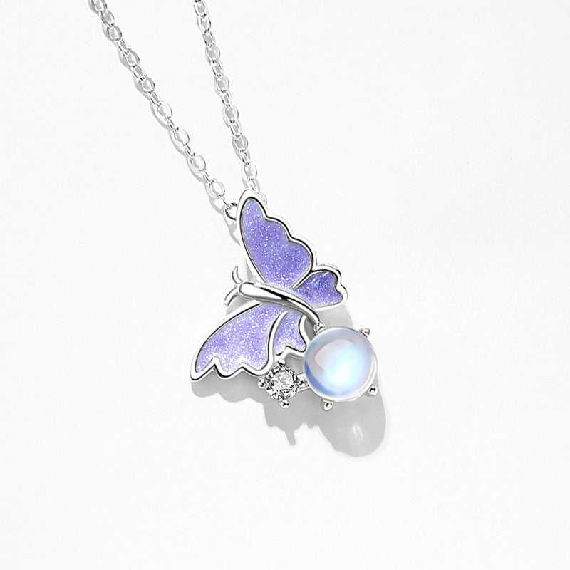 925 STERLING SILBER SCHMETTERLINGS-HALSKETTE