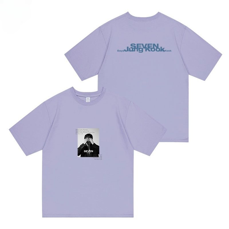 JUNGKOOK SEVEN T-SHIRTS 100% COTTON