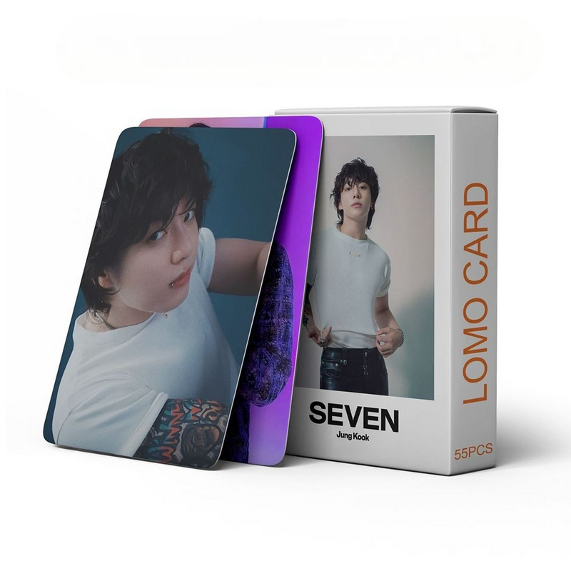 KIT CON 55 FOTOTARJETAS JUNGKOOK SEVEN