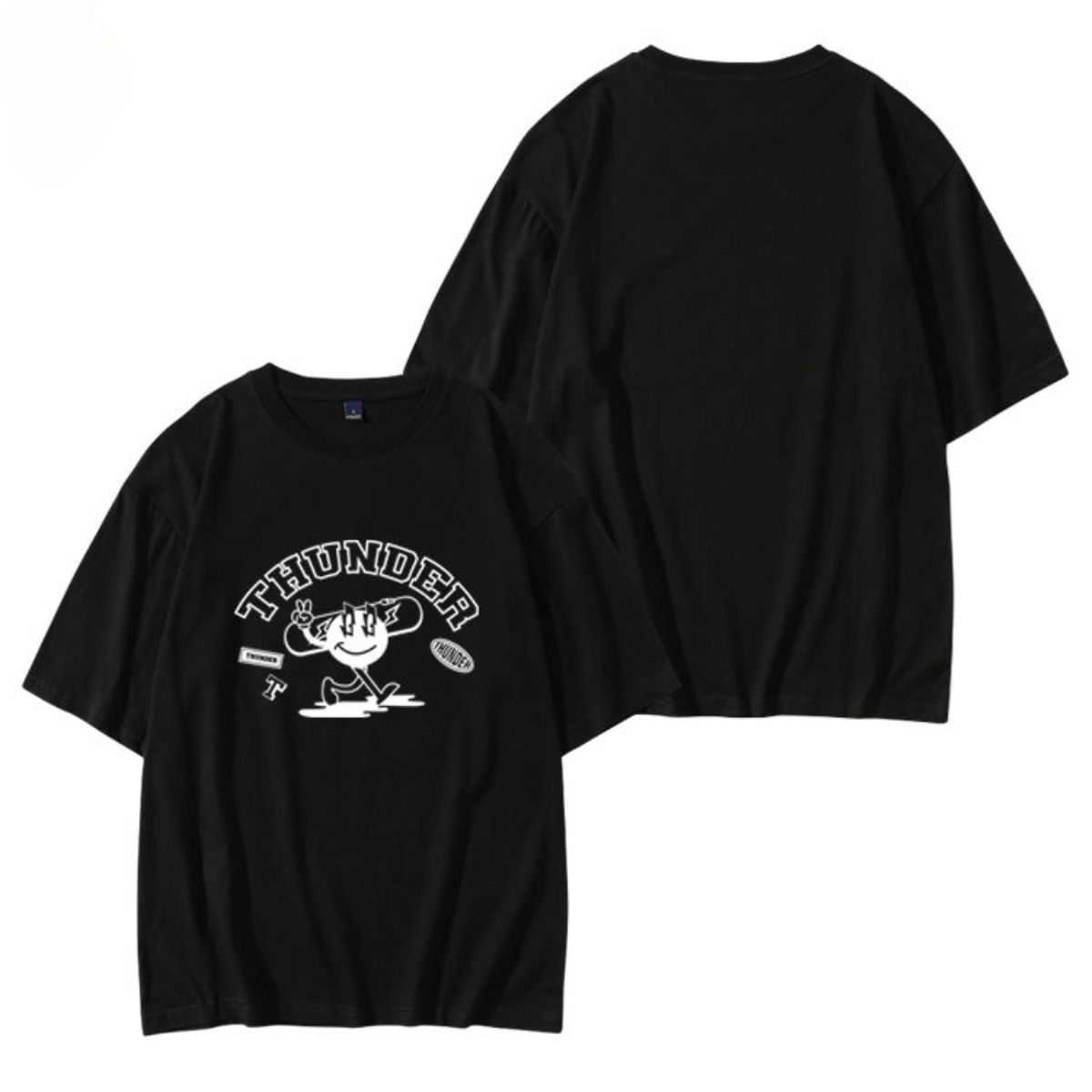 ATEEZ MERCH BREAK THE WALL 100% COTTON SHIRTS (black and white)