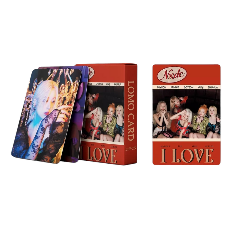 KIT CON 55 FOTOTARJETAS (G) I-DLE I LOVE