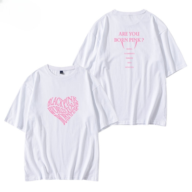 CAMISETAS Y CROPPEDS BLACKPINK 100% ALGODÓN