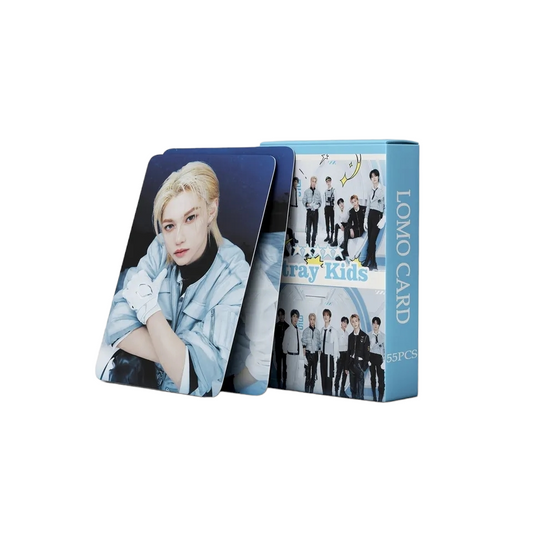 KIT WITH 55 STRAY KIDS PHOTOCARDS