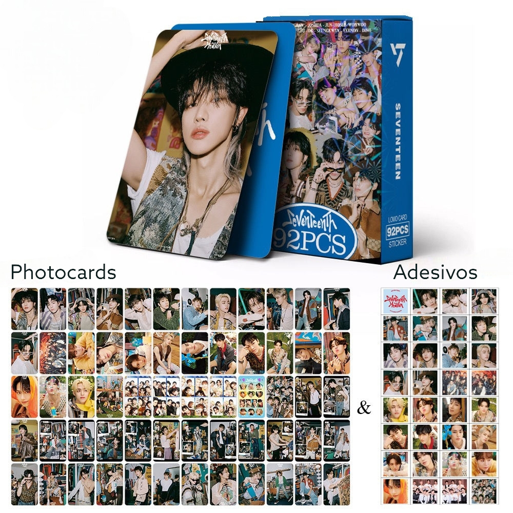 SEVENTEEN SeventeenTh KITS 92 TEILE (60 PHOTOCARDS + 32 AUFKLEBER)