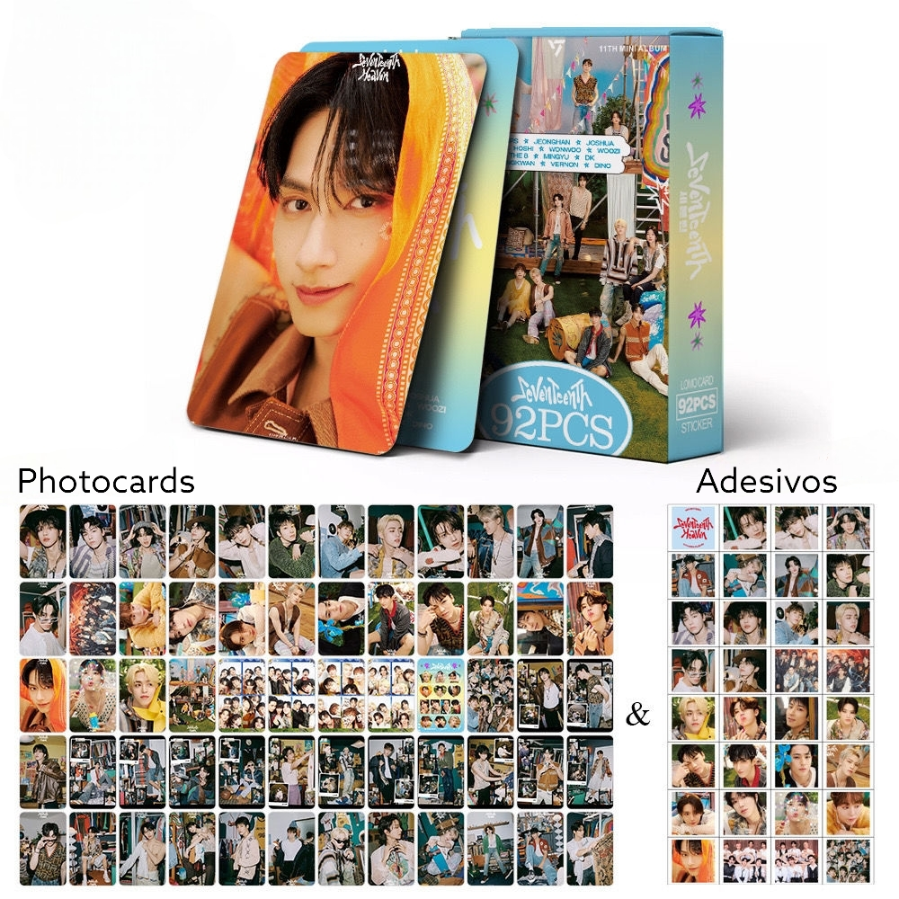 SEVENTEEN SeventeenTh KITS 92 TEILE (60 PHOTOCARDS + 32 AUFKLEBER)