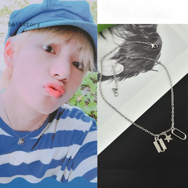 BTS V NECKLACE IN STAINLESS STEEL