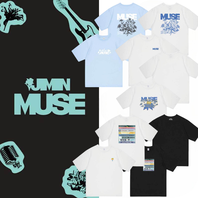 JIMIN MUSE 100% COTTON T-SHIRTS (various models)