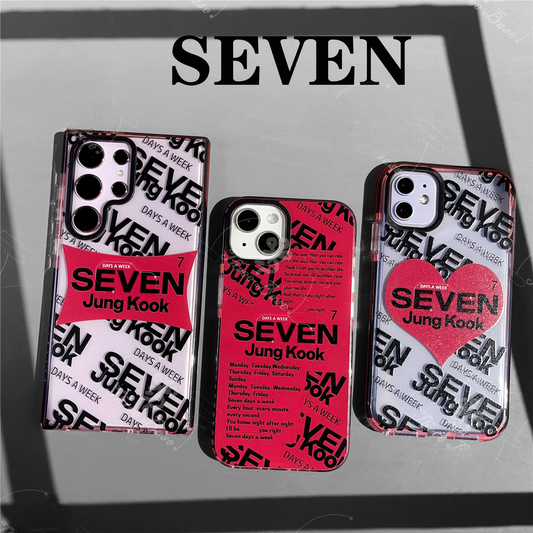 JUNGKOOK SEVEN CELL PHONE CASES - IPHONE VARIOUS MODELS!