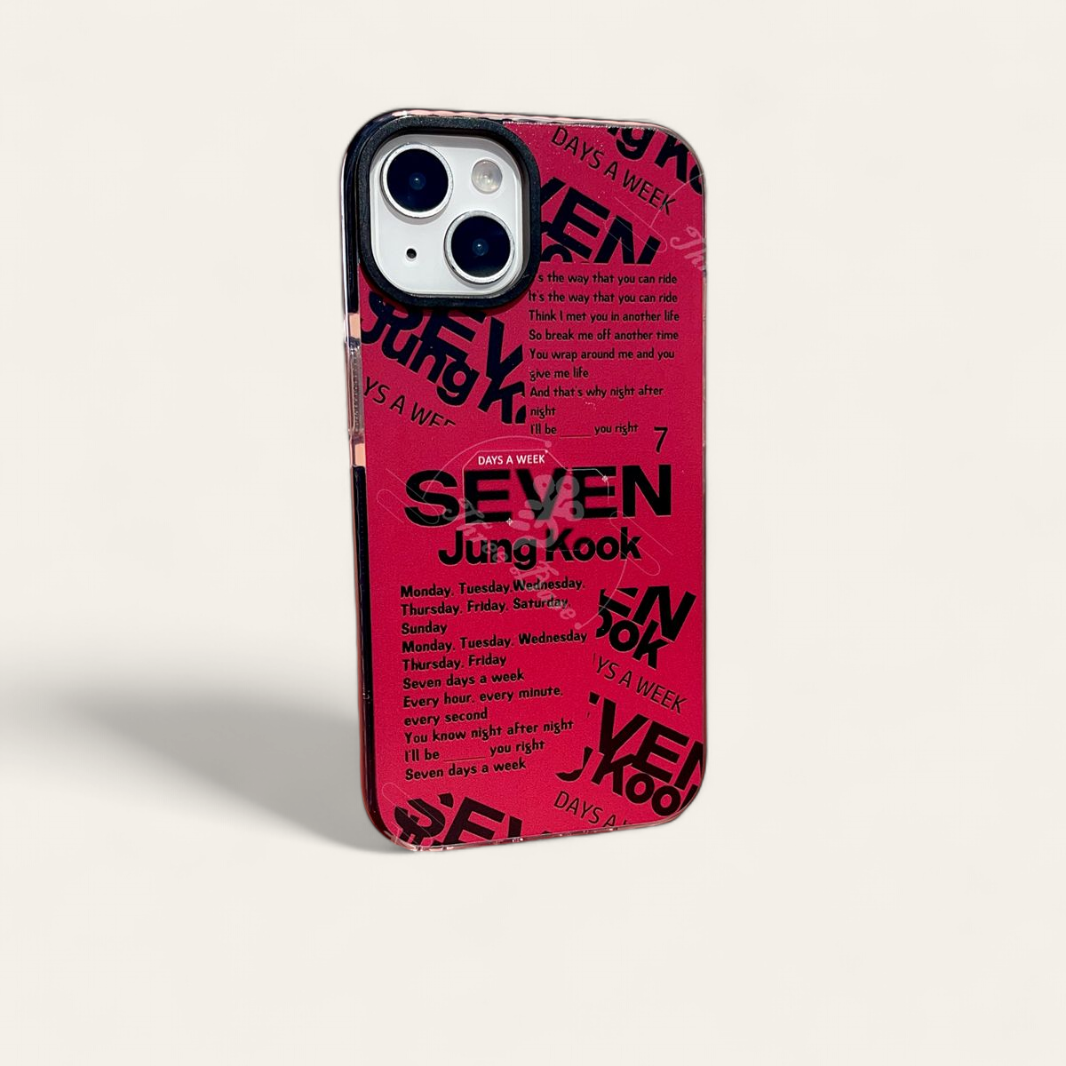 JUNGKOOK SEVEN CELL PHONE CASES - IPHONE VARIOUS MODELS!