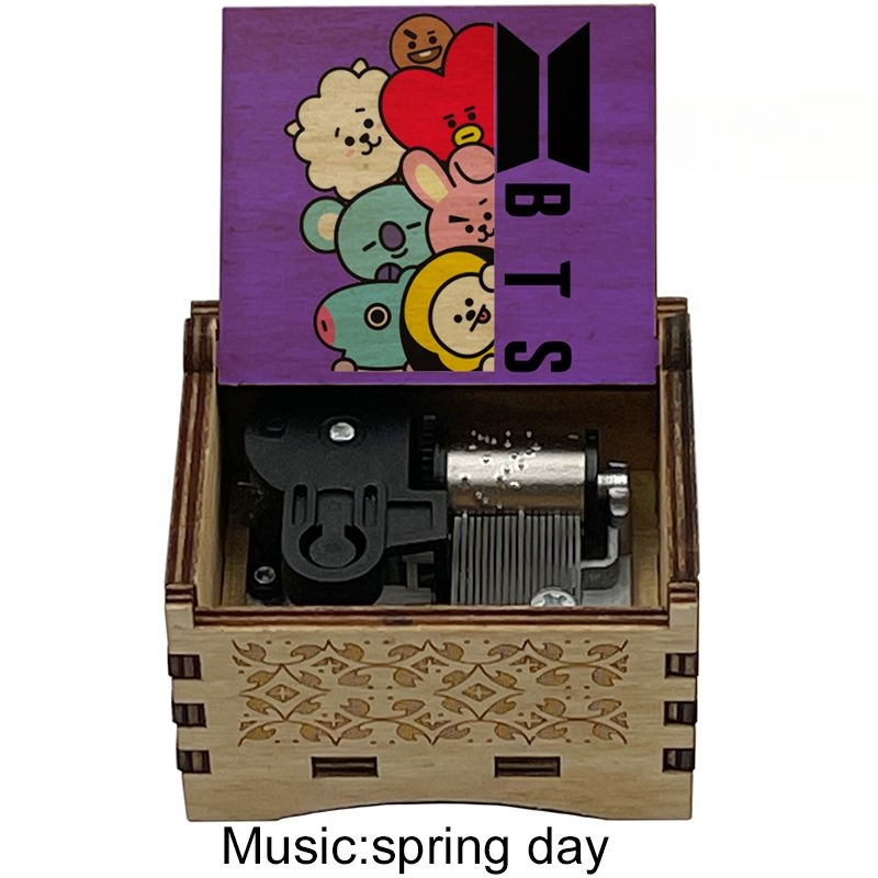 BTS SPRING DAY MUSIC BOX WIND UP VARIOUS MODELS!